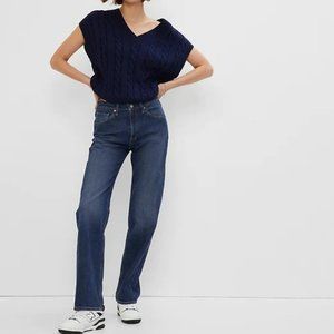 GAP Mid Rise Organic Cotton '90s Loose Jeans - new without tags